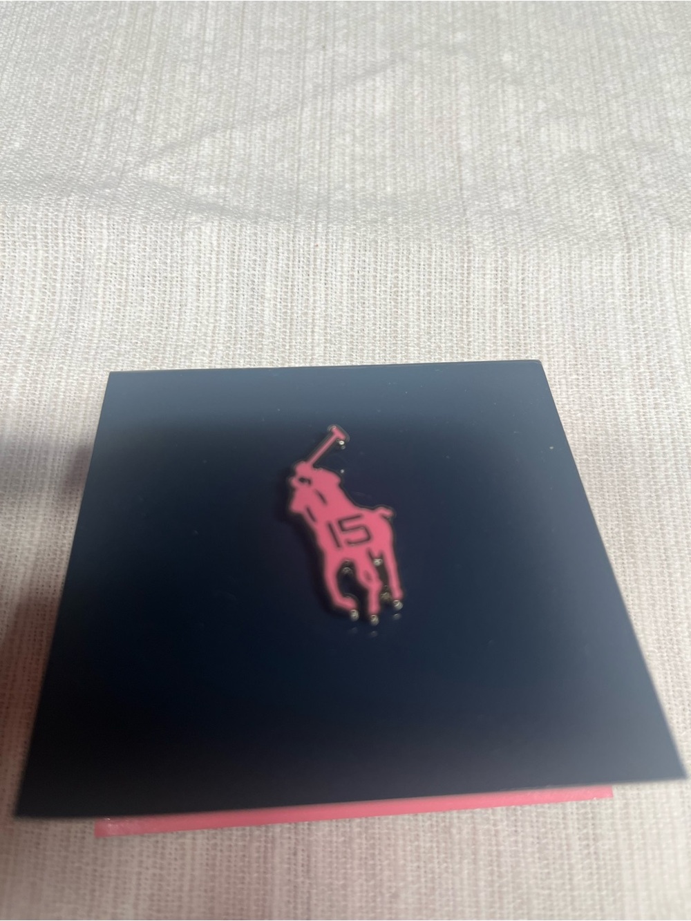 Ralph Lauren Pink Polo Pony Cufflinks